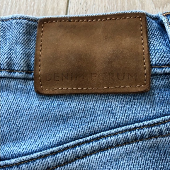 Aritzia Denim Forum The Arlo High Rise Straight Jeans Light Wash Size 23 - Picture 11 of 15